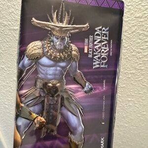 MARVEL BLACK PANTHER Wakanda Forever Movie Popcorn Bucket Metal Tin Cinemark New